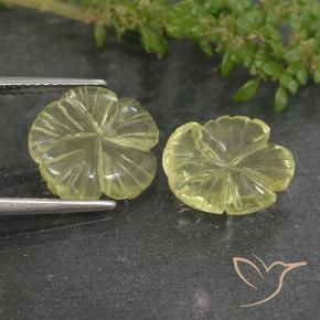 Shop natural 6.37ct ライトイエロー 石英 gems, フラワーカット, from ブラジル at GemSelect. In stock, global shipping!