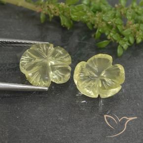 Shop natural 6.26ct ライトイエロー 石英 gems, フラワーカット, from ブラジル at GemSelect. In stock, global shipping!