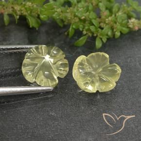 Shop natural 3.62ct ライトイエロー 石英 gems, フラワーカット, from ブラジル at GemSelect. In stock, global shipping!