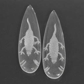 自然派の商品を探す 29.12ct クリアホワイト 石英 宝石, 洋梨の形, ブラジル からGemSelectで. 在庫あり、世界各国へ発送!