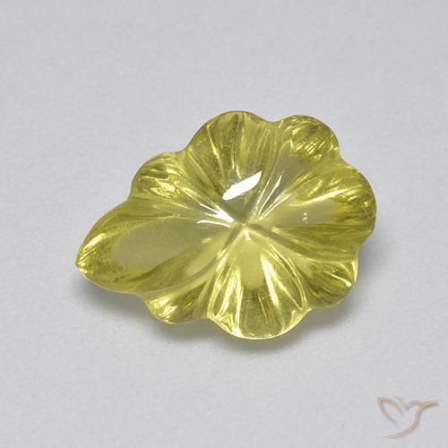 3.41ct 天然 ミディアムイエロー 石英, ファンシー, 透明