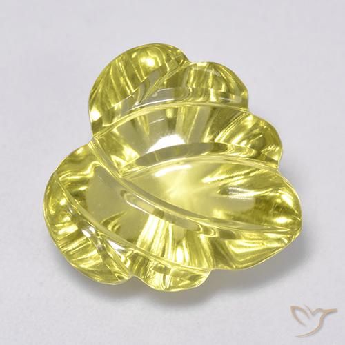 7.36ct 天然 ライトイエロー 石英, ファンシー, 透明