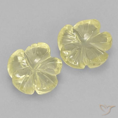 Shop natural 3.12ct 薄いイエロー 石英 gems, フラワーカット, from ブラジル at GemSelect. In stock, global shipping!