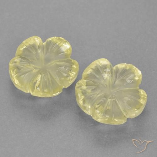 Shop natural 4.24ct 薄いイエロー 石英 gems, フラワーカット, from ブラジル at GemSelect. In stock, global shipping!