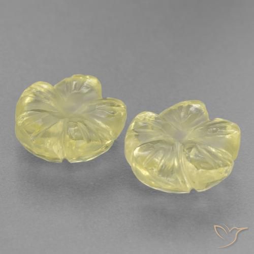 Shop natural 4.24ct 薄いイエロー 石英 gems, フラワーカット, from ブラジル at GemSelect. In stock, global shipping!