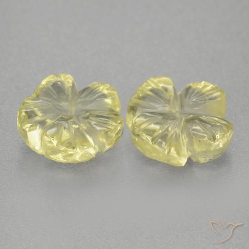 Shop natural 2.80ct 薄いイエロー 石英 gems, フラワーカット, from ブラジル at GemSelect. In stock, global shipping!