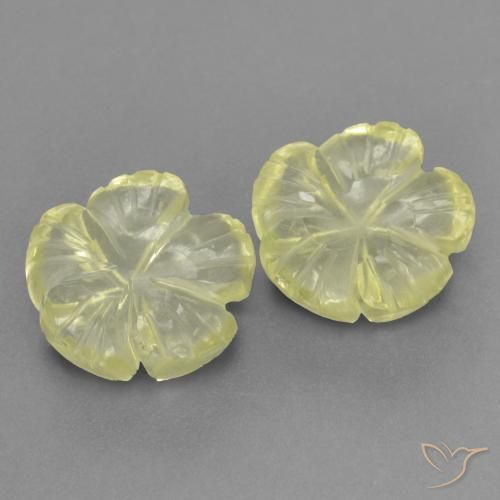 Shop natural 4.40ct ライトイエロー 石英 gems, フラワーカット, from ブラジル at GemSelect. In stock, global shipping!