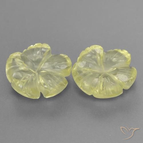Shop natural 4.40ct ライトイエロー 石英 gems, フラワーカット, from ブラジル at GemSelect. In stock, global shipping!