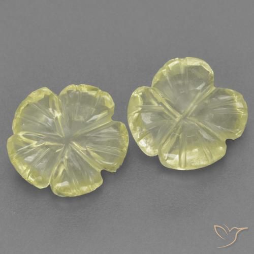 Shop natural 3.13ct ライトイエロー 石英 gems, フラワーカット, from ブラジル at GemSelect. In stock, global shipping!