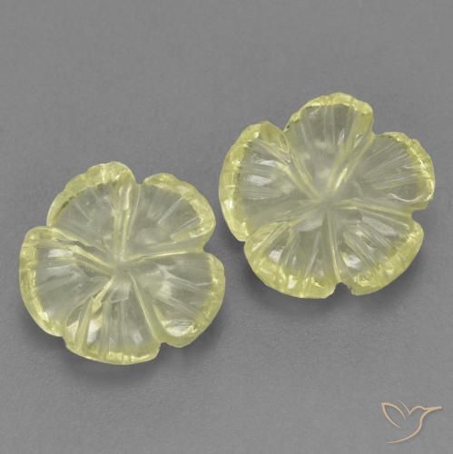 Shop natural 3.18ct ライトイエロー 石英 gems, フラワーカット, from ブラジル at GemSelect. In stock, global shipping!