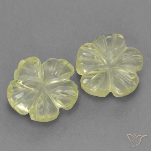 Shop natural 1.69ct ライトイエロー 石英 gems, フラワーカット, from ブラジル at GemSelect. In stock, global shipping!