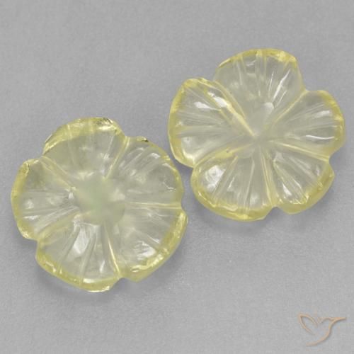 Shop natural 2.98ct レモンイエロー 石英 gems, フラワーカット, from ブラジル at GemSelect. In stock, global shipping!