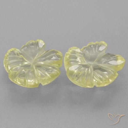 Shop natural 2.90ct レモンイエロー 石英 gems, フラワーカット, from ブラジル at GemSelect. In stock, global shipping!