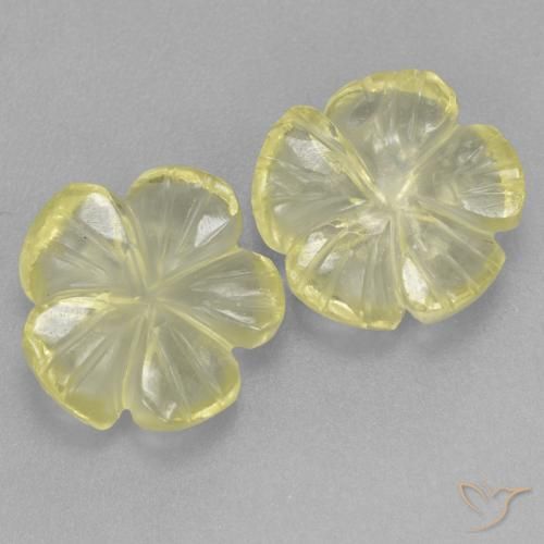 Shop natural 5.33ct レモンイエロー 石英 gems, フラワーカット, from ブラジル at GemSelect. In stock, global shipping!