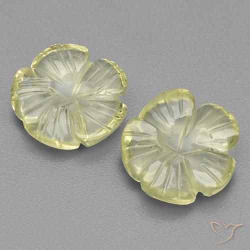 Shop natural 5.63ct ライトイエロー 石英 gems, フラワーカット, from ブラジル at GemSelect. In stock, global shipping!