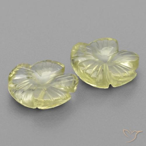 Shop natural 5.63ct ライトイエロー 石英 gems, フラワーカット, from ブラジル at GemSelect. In stock, global shipping!
