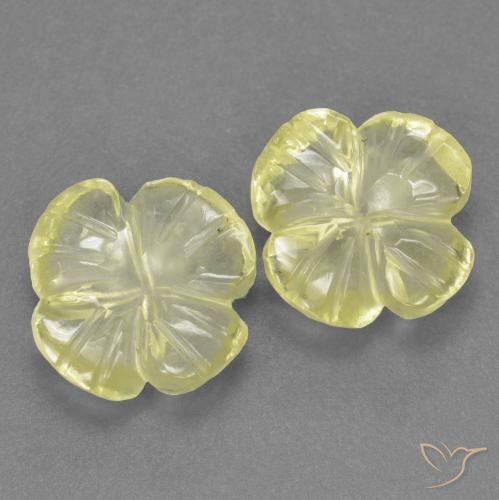 Shop natural 3.53ct レモンイエロー 石英 gems, フラワーカット, from ブラジル at GemSelect. In stock, global shipping!