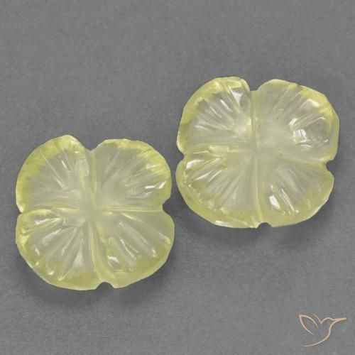 Shop natural 2.64ct ミディアム薄いイエロー 石英 gems, フラワーカット, from ブラジル at GemSelect. In stock, global shipping!