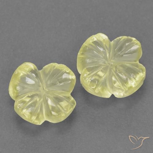 Shop natural 2.50ct レモンイエロー 石英 gems, フラワーカット, from ブラジル at GemSelect. In stock, global shipping!