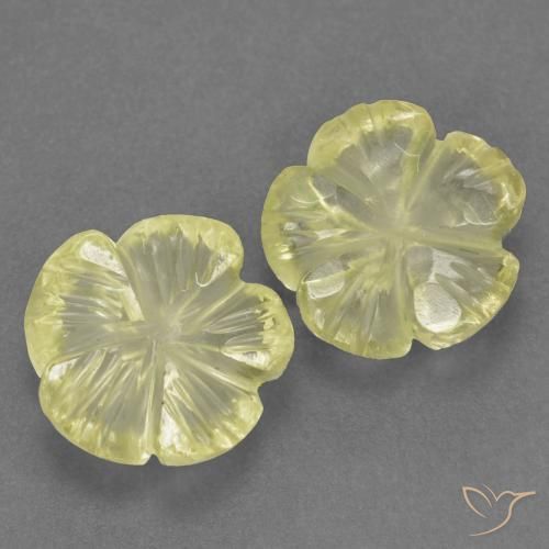 Shop natural 2.87ct レモンイエロー 石英 gems, フラワーカット, from ブラジル at GemSelect. In stock, global shipping!