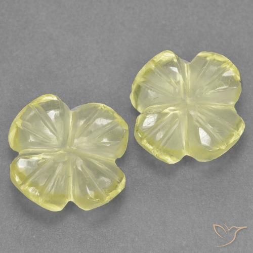 Shop natural 2.43ct レモンイエロー 石英 gems, フラワーカット, from ブラジル at GemSelect. In stock, global shipping!