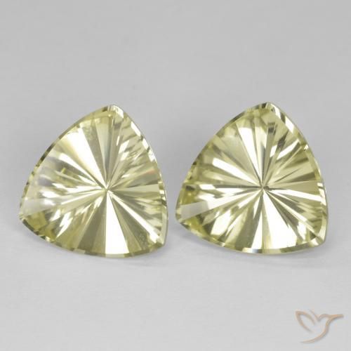 Shop natural 7.59ct 緑ががかったイエロー 石英 gems, トリリオン, from ブラジル at GemSelect. In stock, global shipping!