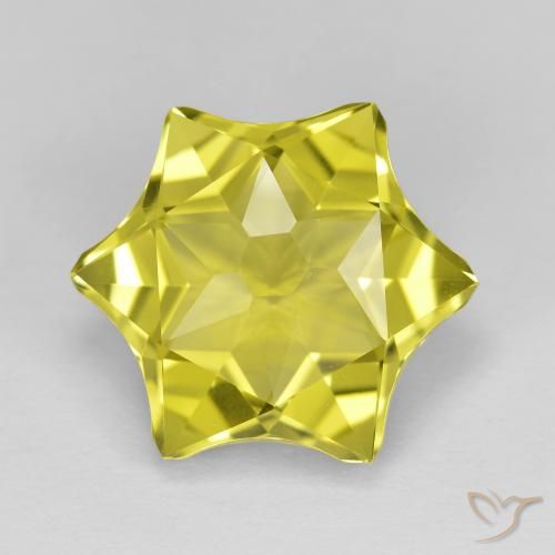 9.41ct 天然 ミディアムイエロー 石英, ファンシー, VVS