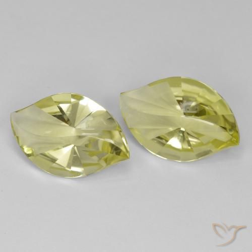 Shop natural 17.37ct 薄いパイナップルイエロー 石英 gems, マーキーズ, from ブラジル at GemSelect. In stock, global shipping!