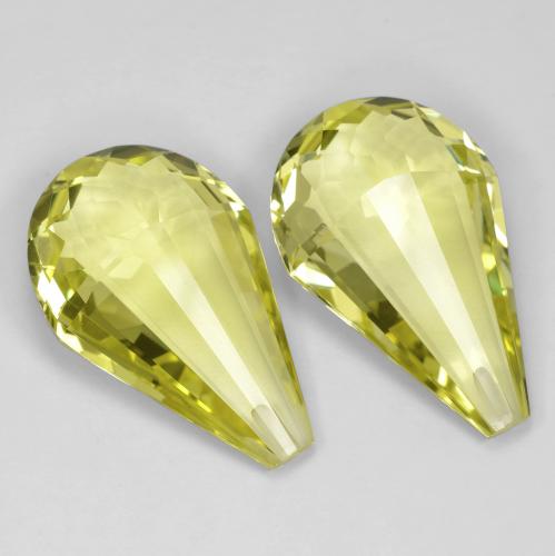 自然派の商品を探す 29.43ct ライトイエロー 石英 宝石, ブリオレット, ブラジル からGemSelectで. 在庫あり、世界各国へ発送!