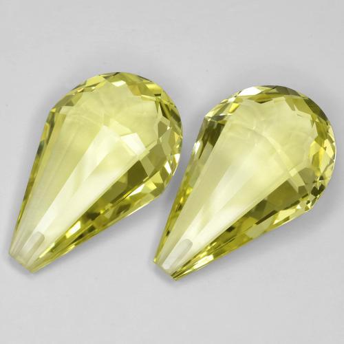 自然派の商品を探す 29.43ct ライトイエロー 石英 宝石, ブリオレット, ブラジル からGemSelectで. 在庫あり、世界各国へ発送!