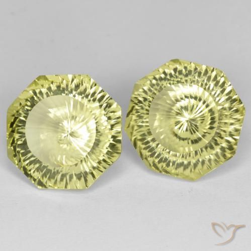 Shop natural 15.71ct レモンイエロー 石英 gems, 八角形 / エメラルドカット, from ブラジル at GemSelect. In stock, global shipping!