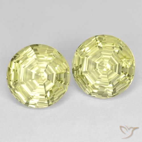 Shop natural 7.04ct ライトイエロー 石英 gems, ラウンド, from ブラジル at GemSelect. In stock, global shipping!
