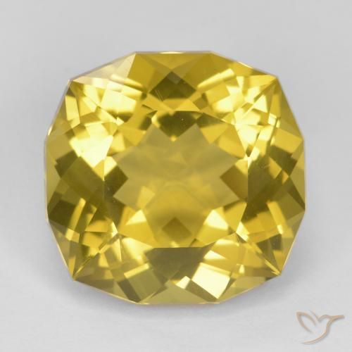15.19ct 天然 ミディアムイエロー 石英, ファンシー, VS