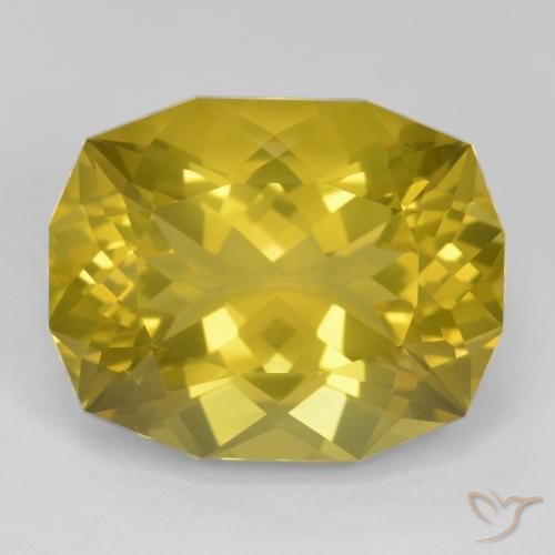 21.21ct 天然 ミディアムイエロー 石英, ファンシー, VS