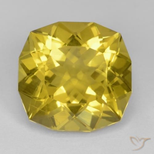14.50ct 天然 薄いハニーイエロー 石英, ファンシー, VS