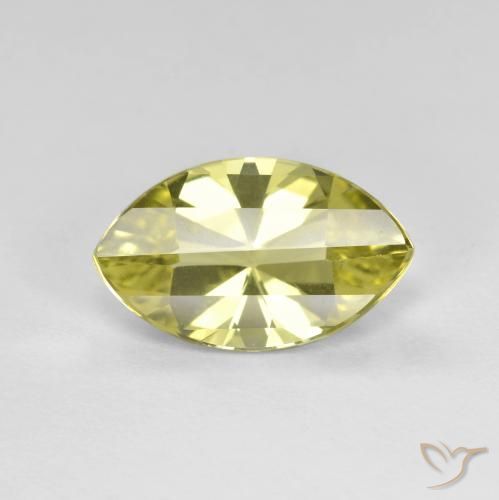 2.62ct 天然 ミディアムイエロー 石英, マーキーズ, VVS
