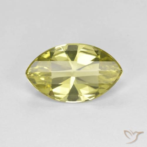 2.47ct 天然 パイナップルイエロー 石英, マーキーズ, VVS