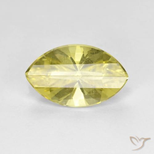 2.70ct 天然 ミディアムイエロー 石英, マーキーズ, VVS