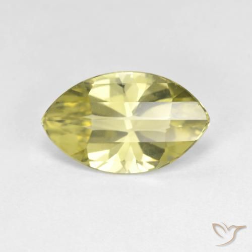 2.55ct 天然 パイナップルイエロー 石英, マーキーズ, VVS