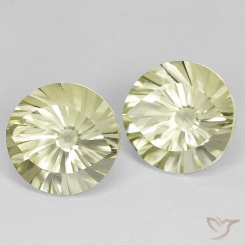 Shop natural 11.46ct ミディアム薄いイエロー 石英 gems, ラウンド, from ブラジル at GemSelect. In stock, global shipping!