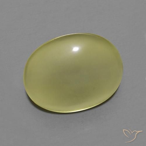 7.61ct 天然 ライトイエロー 石英, 楕円形, 透明