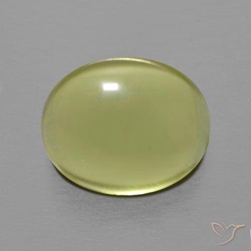 6.10ct 天然 ミディアムイエロー 石英, 楕円形, 透明