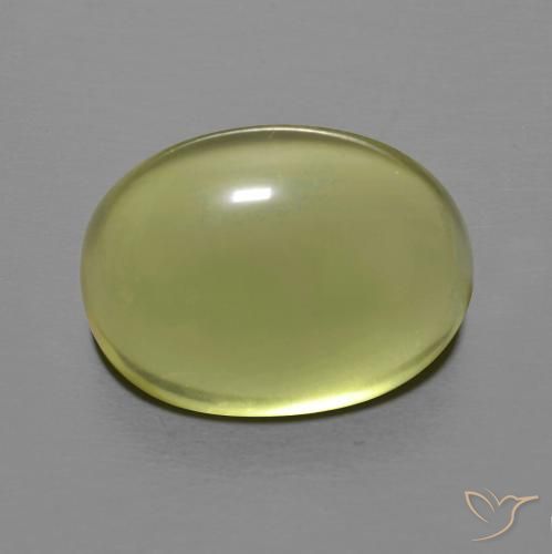 11.59ct 天然 ミディアムイエロー 石英, 楕円形, 透明