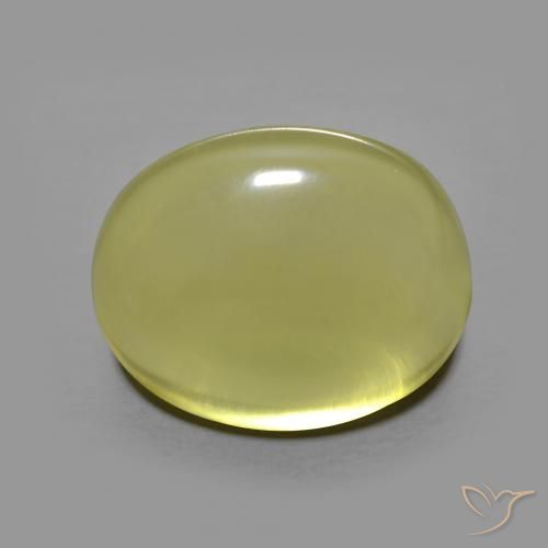 9.79ct 天然 ミディアムイエロー 石英, 楕円形, 透明