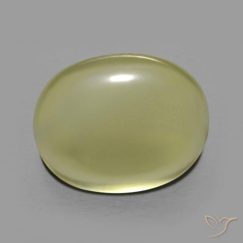 10.90ct 天然 ミディアムイエロー 石英, 楕円形, 透明