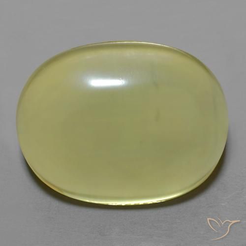 28.49ct 天然 ミディアムイエロー 石英, 楕円形, 透明