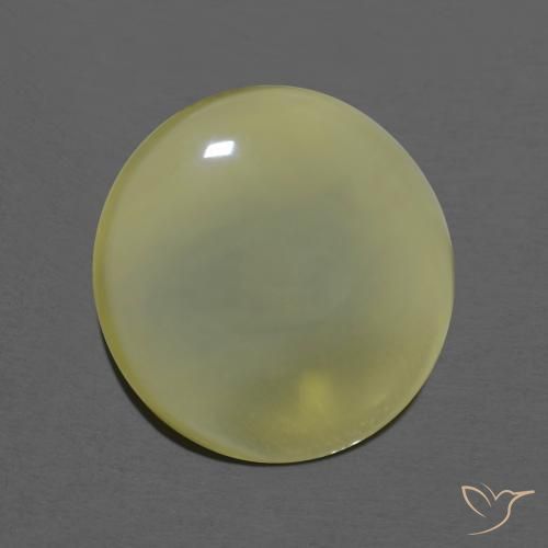5.73ct 天然 ライトイエロー 石英, ラウンド, 透明
