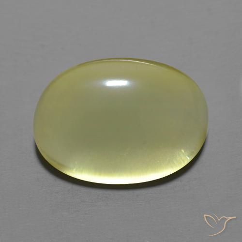 9.93ct 天然 ミディアムイエロー 石英, 楕円形, 透明