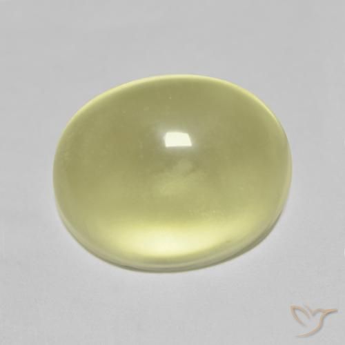 11.17ct 天然 ミディアムイエロー 石英, 楕円形, 透明