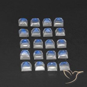 Shop natural 3.64ct 青みがかったホワイト レインボームーンストーン gems, 四角形, from スリランカ at GemSelect. In stock, global shipping!